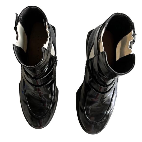 FR x FP Free People Vegan Patent Leather Boots - Picture 11 of 11